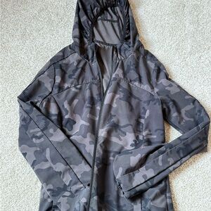 Lightweight camo Hooded Jacket